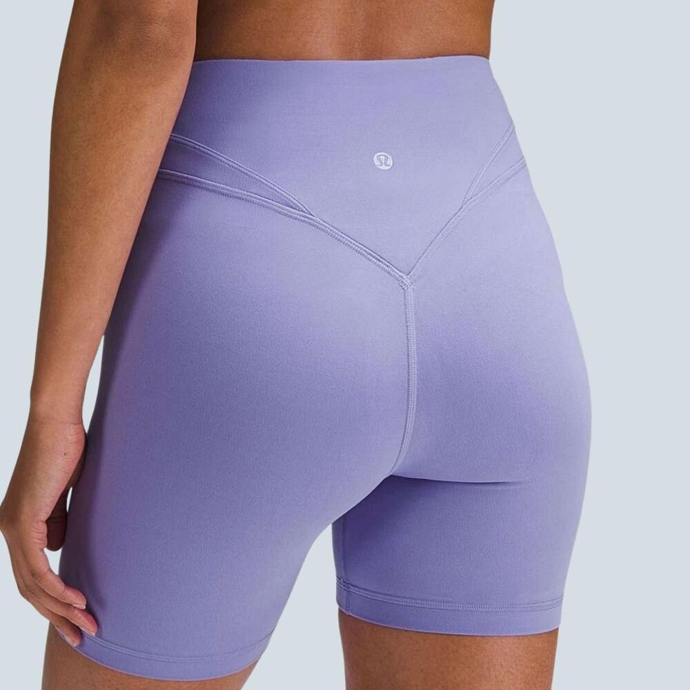 Lululemon Align Curve Seam High-Rise Short "Dark Lavender" (Women's 10)